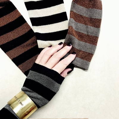 Striped Essential Metallic Tunique